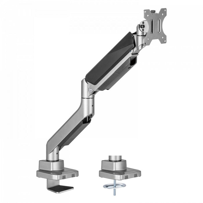 EAN 0662919114997 - V7 DM1HDS soporte para monitor 124,5 cm (49") Escritorio Negro, Plata imagen 1