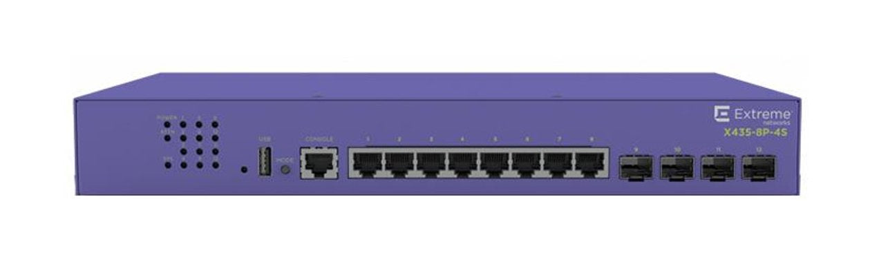 EAN 0644728046041 - Extreme networks X435-8T-4S switch Gestionado Gigabit Ethernet (10/100/1000) Energía sobre Ethernet (PoE) imagen 1