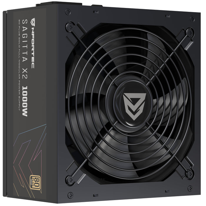 EAN 8435443722448 - Nfortec NF-PSU-SAGITTAX2-FM-1000W unidad de fuente de alimentación 20+4 pin ATX ATX imagen 1