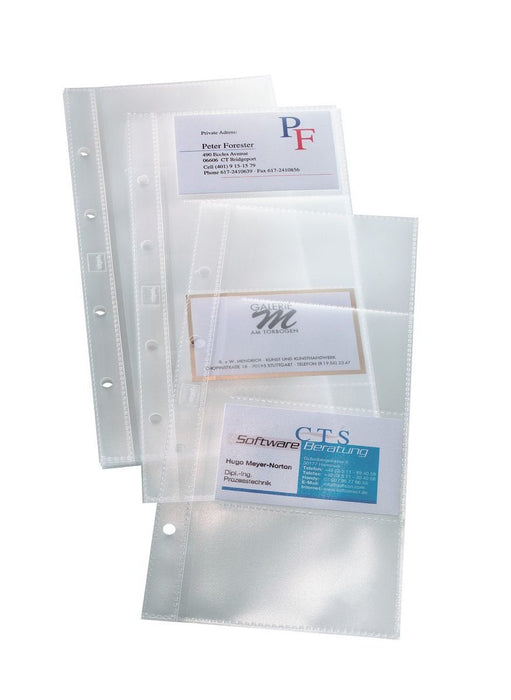 Sigel Fundas Para Tarjetas De Visita Transparente