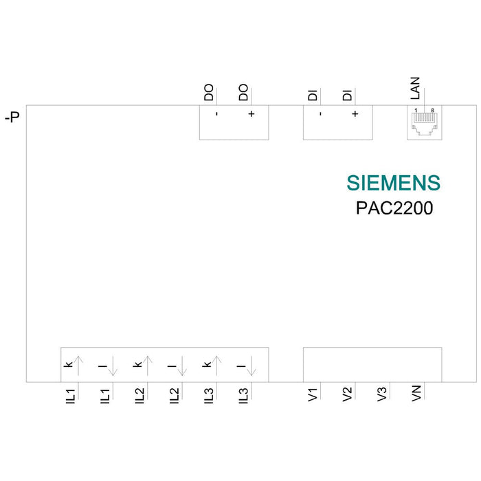 Siemens Sentron, 7km2200-2ea30-1ja1 Messgert, 7km Pac2200