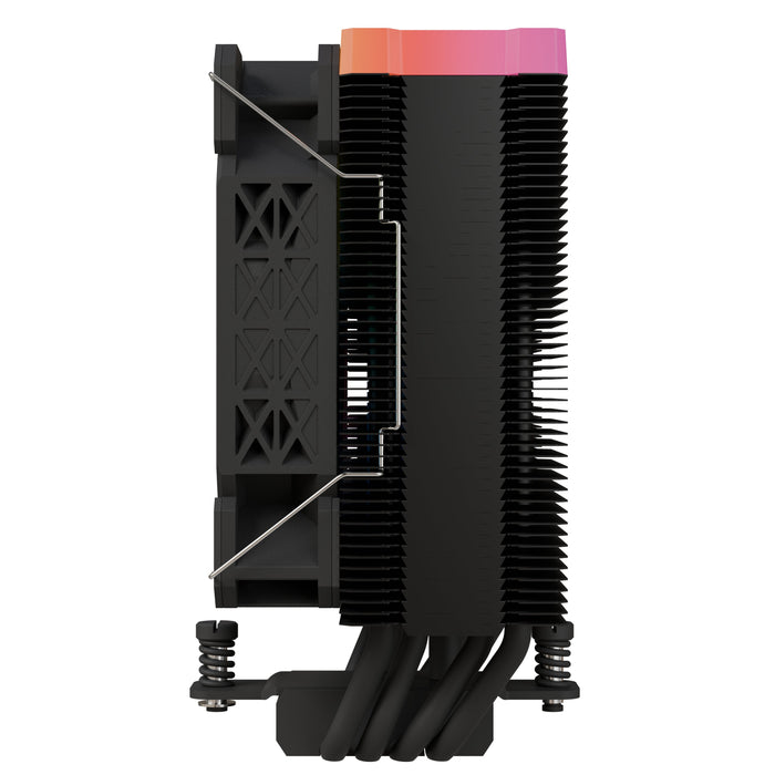 Refrigerador Nfortec Centaurus X2 Disipador Cpu Por Aire 4 Pipes Tdp 210w Negro