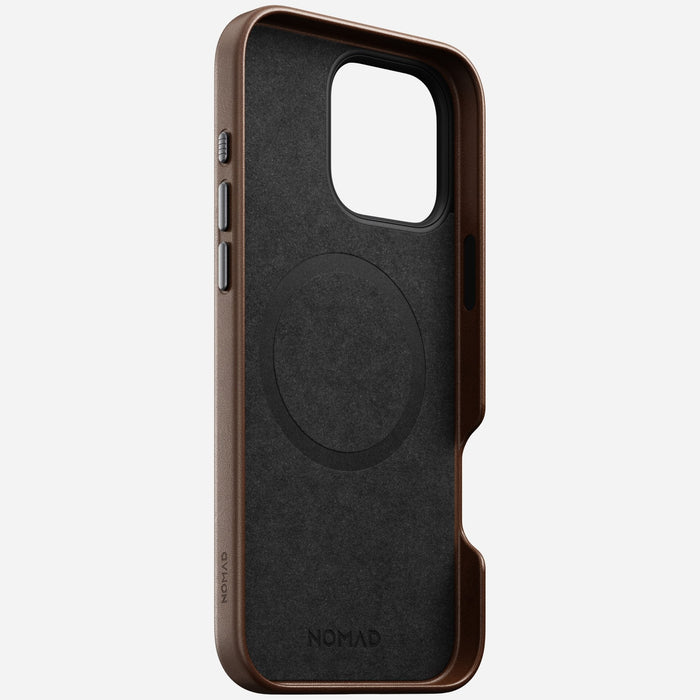 Nomad Traditional Leather Case Iphone 16 Pro Max Brown