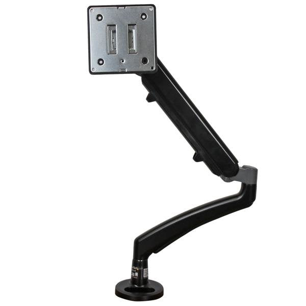 Startech.Com Brazo Soporte Articulado Delgado Con Gestión De Cableado Para Monitor Montaje En Escritorio U Ojal De Perforación Kit De Montaje Brazo Ajustable Para Pantalla Lcd Plástico Acero Negro Tamaño De Pantalla: 12"-34" Montable En E