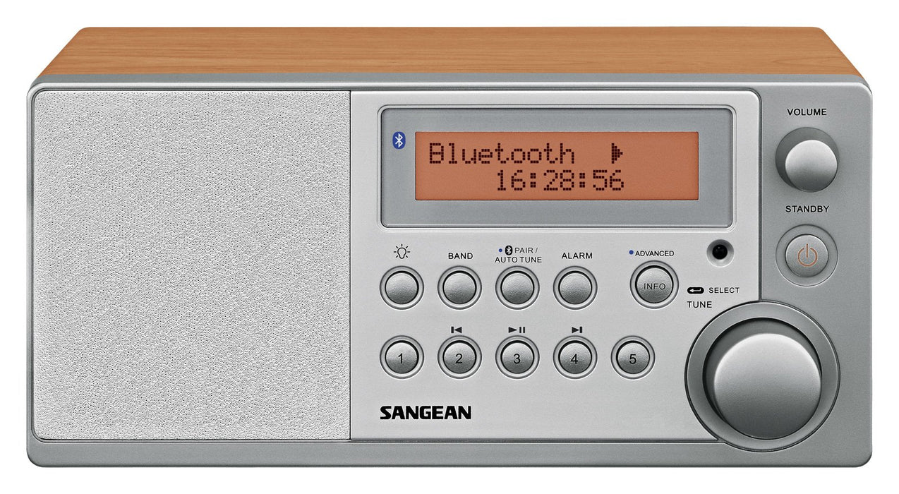 EAN 4711317992525 - Sangean DDR3-1BT Reloj Digital Nuez imagen 1