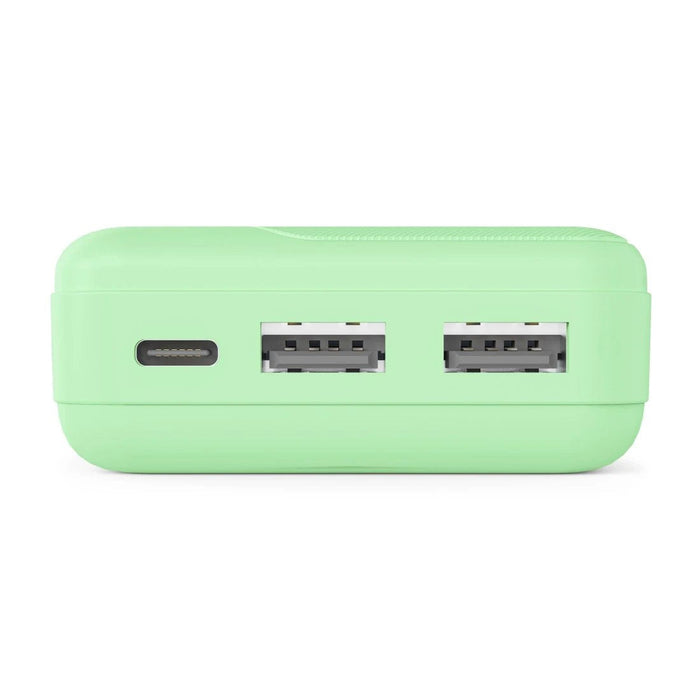 Power Pack 10000mah 2xusb-A Zielony