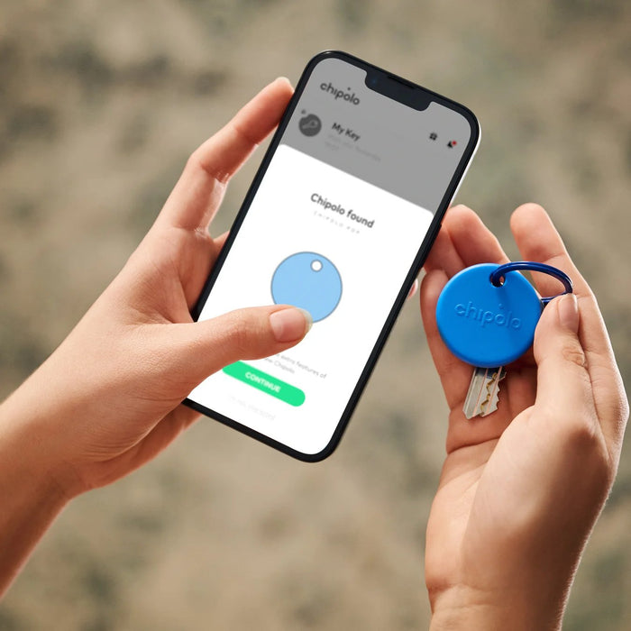 Chipolo Pop - Tracking Tag Compatible With Apple Find My On Iphone Or Find Hub On Android (Yellow)