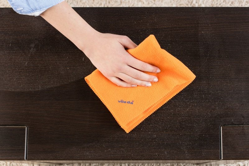 EAN 4023103124967 - Vileda 4023103124967 trapo para limpiar Microfibra, Poliéster Naranja 1 pieza(s) imagen 3