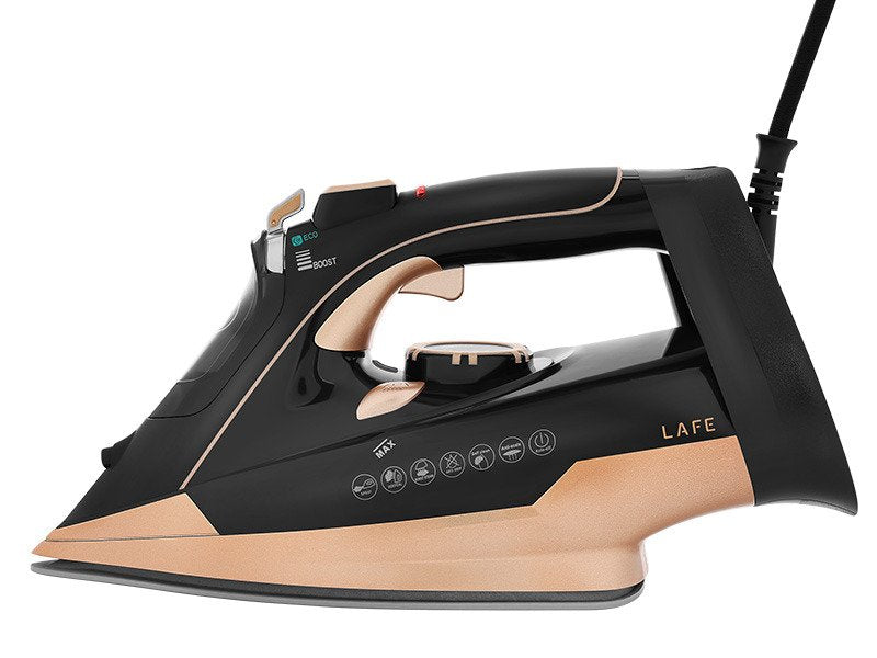 EAN 5907512875643 - Lafe VaporMax Plancha a vapor Suela de cerámica 3000 W Negro, Oro rosa imagen 2
