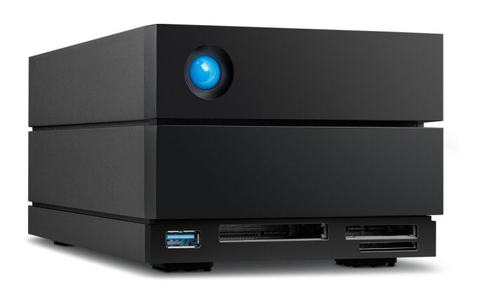 Lacie 2big Dock Stlg28000400 Orden Hdd 28tb 2 Compartimentos (Sata-600) Hdd 14tb X 2 Thunderbolt 3 Usb3.2 Gen 2 (Externo) Con 5 Años De Plan De Servicio Para Recuperación De Datos