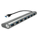 EAN 4052792048636 - LogiLink UA0308 hub de interfaz USB 3.2 Gen 1 (3.1 Gen 1) Type-A 5000 Mbit/s Gris imagen 1