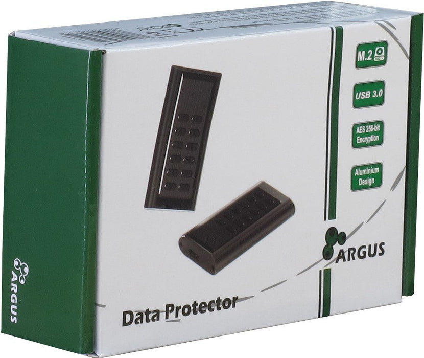 Inter-Tech Carcasa M.2 Ssd Gd-Mslk01 Negro Usb3.0 Aes256bit