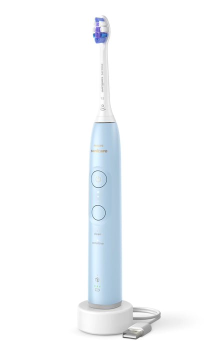EAN 8720689021777 - Philips HX7406/01 cepillo eléctrico para dientes Adulto Cepillo dental sónico Azul claro imagen 1