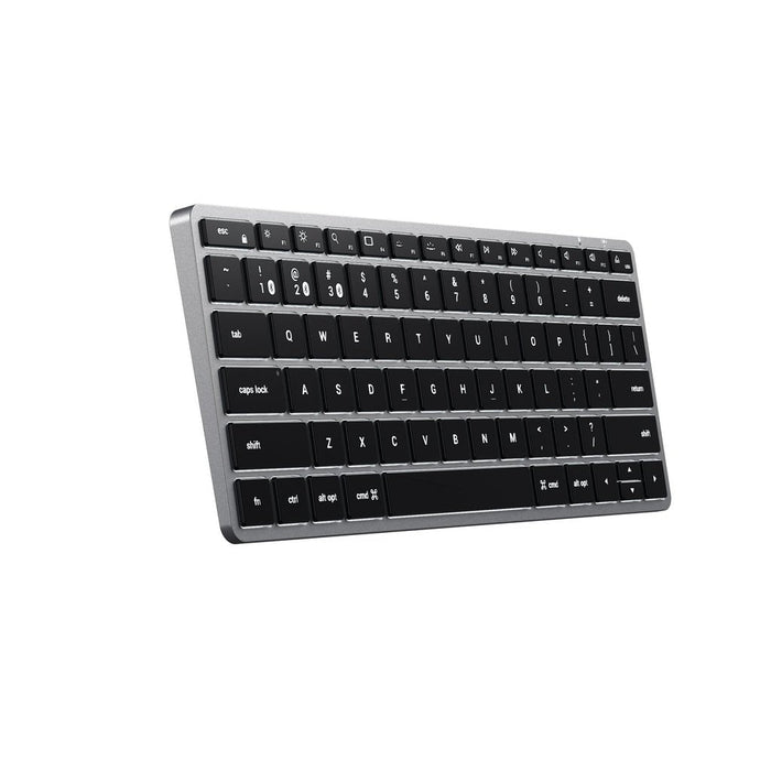Satechi Slim X1 Teclado Oficina Bluetooth Qwerty Inglés Negro, Gris