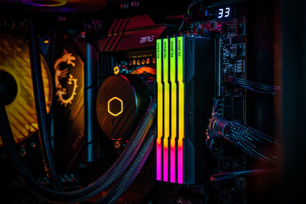Memoria Klevv 64 Gb 2x32gb Ddr5-Ram Pc6000 Cras V Range Rgb H S
