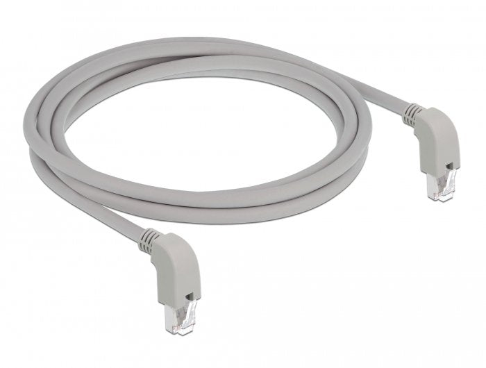Delock Netzwerkcable Rj45 Cat.6 S Ftp Unten   Unten Gewinkelt 2 M