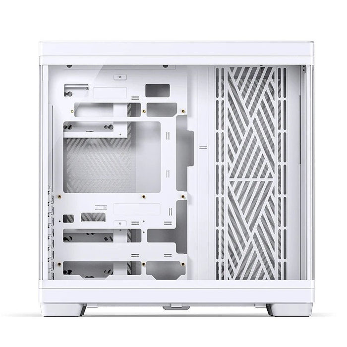 Caja Pc Jonsbo Tk-4 Midi-Tower, Atx, Tempered Glass - Blanco