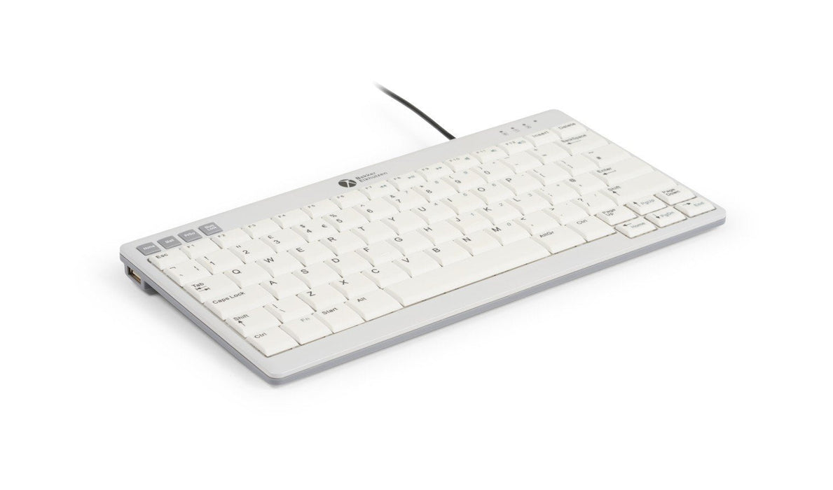 Bakkerelkhuizen Ultraboard 950 V2 Teclado Oficina Usb Qwerty Inglés Del Reino Unido Gris Oscuro, Gris Claro