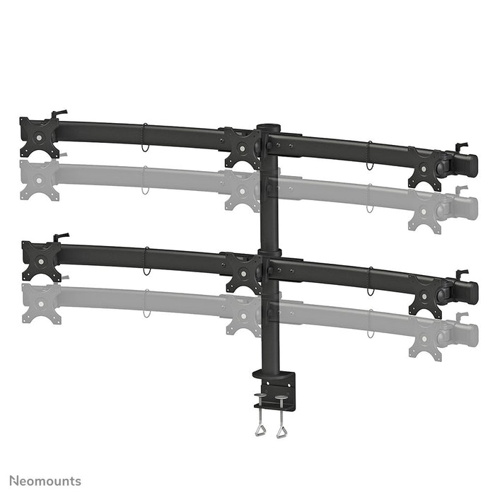 EAN 8717371445560 - Neomounts FPMA-D700D6 soporte para monitor 68,6 cm (27") Escritorio Negro imagen 4
