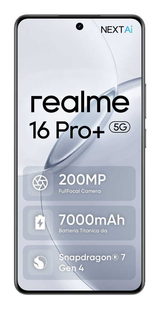 EAN 6941764482890 - realme 16 Pro+ 17,3 cm (6.8") 5G USB Tipo C 12 GB 512 GB 7000 mAh Gris imagen 1