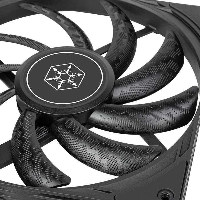 Ventilador Pc Silvermone Sm-As140b Pwm  Negro