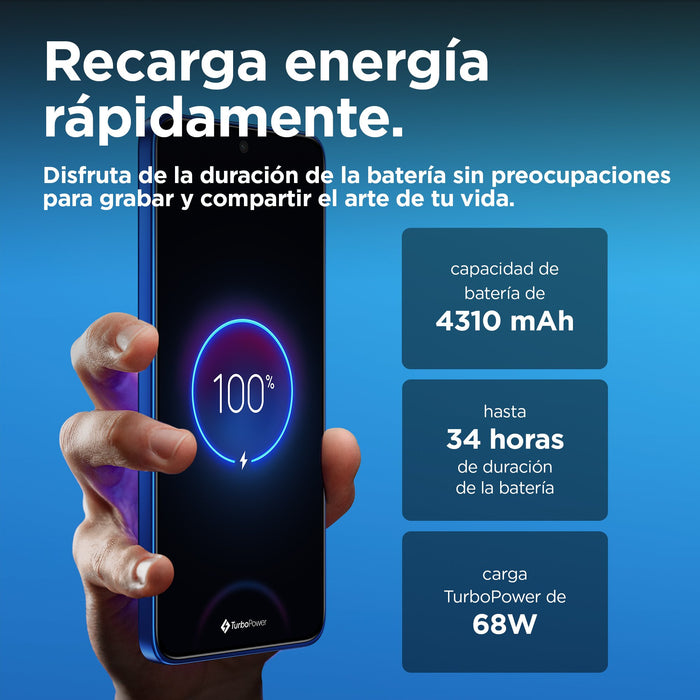 EAN 840023276705 - Motorola edge 50 Neo 16,1 cm (6.36") SIM doble Android 14 5G USB Tipo C 12 GB 512 GB 4310 mAh Azul imagen 8