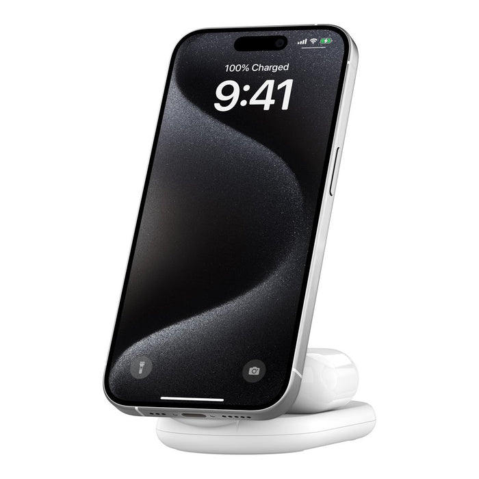 EAN 0745883889921 - Belkin BoostCharge Auriculares, Smartphone Blanco USB Cargador inalámbrico Carga rápida Interior imagen 2