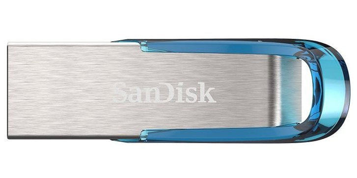 EAN 0619659163051 - SanDisk Ultra Flair unidad flash USB 64 GB USB tipo A 3.2 Gen 1 (3.1 Gen 1) Azul, Plata imagen 1