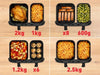 EAN 3045380026452 - Moulinex EZ942HF0 freidora Doble 11 L Independiente 2020 W Freidora de aire caliente Carbón vegetal imagen 4
