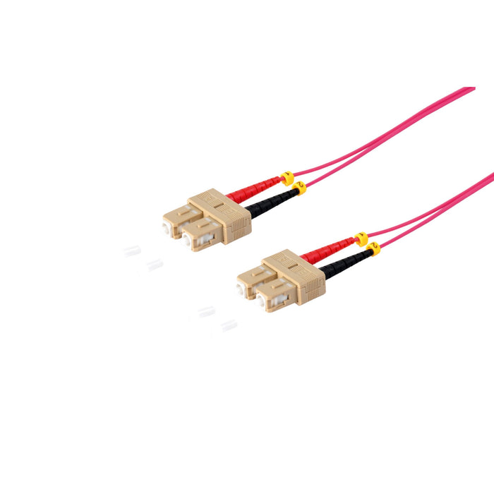 Lwl Sc Sc 5m Om4 Duplex Cable De Red (50 125?) Violeta