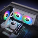 EAN 4711475640368 - Thermaltake TH240 V2 Ultra ARGB Procesador Kit de refrigeración líquida 24 cm Blanco 1 pieza(s) imagen 6