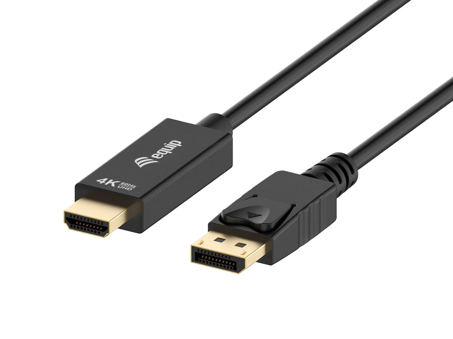 Equip Hdmi Cable Adaptador Dp->Hdmi 4k/60hz M/M 3.00m Negro