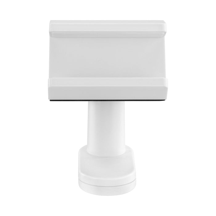 Abrazadera De Mesa Inline Para Regleta De Enchufes, Giratoria, Abrazadera De Resorte, Blanca