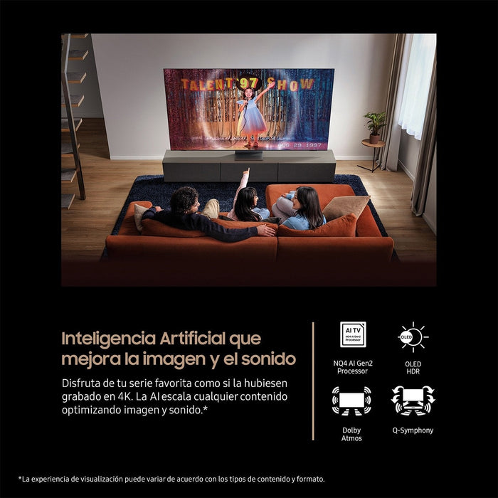 Televisor Samsung Oled S84f Tq55s84fau 55' Ultra Hd 4k Smart Tv Wifi