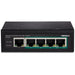 EAN 0710931161601 - Trendnet TI-PE50 switch No administrado Fast Ethernet (10/100) Energía sobre Ethernet (PoE) Negro imagen 2