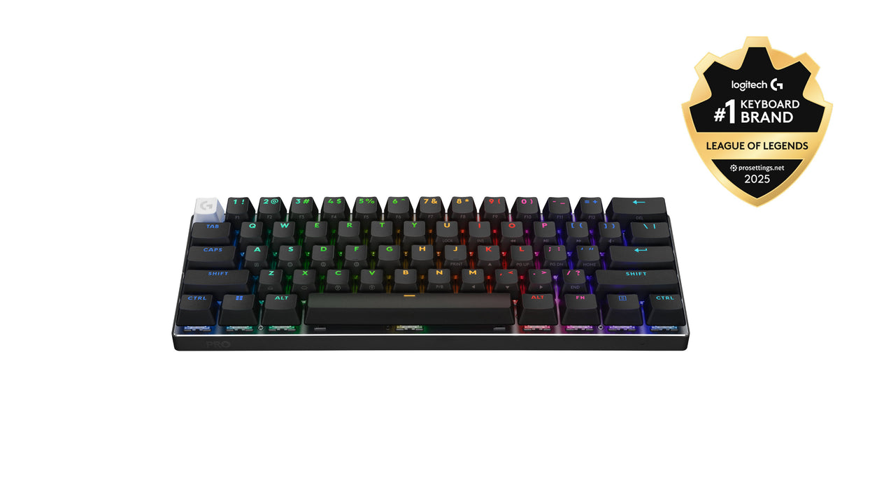 EAN 5099206112810 - Logitech G PRO X 60 teclado Juego RF Wireless + Bluetooth AZERTY Francés Negro imagen 8