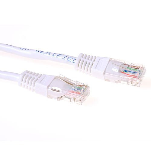 Blanco 20 Meter U Utp Cat6 Patch Cable With Rj45 Connectors