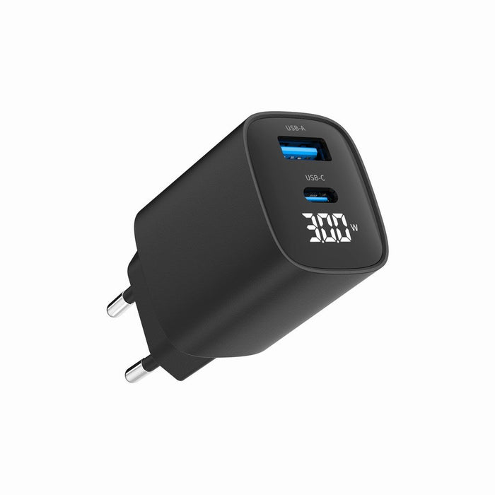 EAN 8716309129619 - Gembird TA-UC-PDQC30LCD-BK-01 cargador de dispositivo móvil Smartphone, Reloj inteligente, Tableta Negro  imagen 4