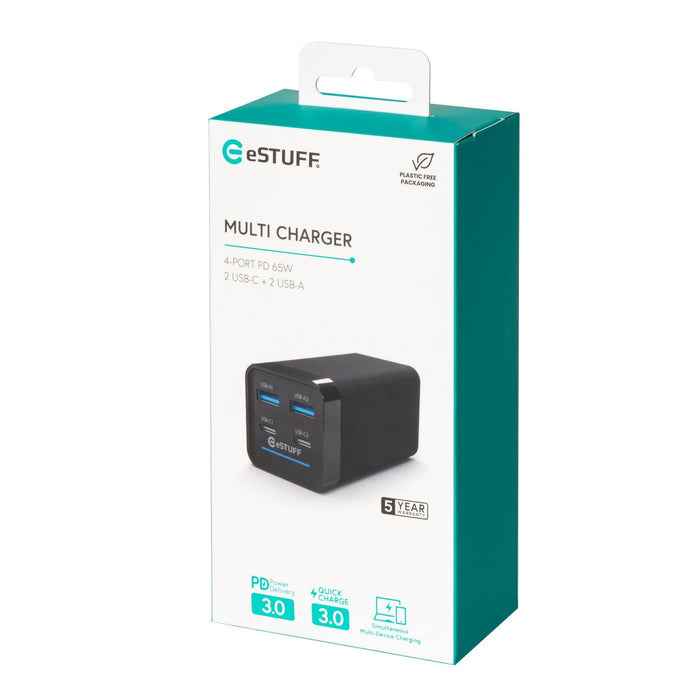EAN 5715063263112 - eSTUFF ES635200 cargador de dispositivo móvil Portátil, Smartphone, Tableta, Universal Negro Corriente al imagen 9