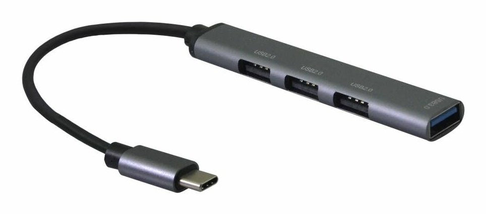 EAN 4005938444472 - Helos 344447 hub de interfaz USB 3.2 Gen 2 (3.1 Gen 2) Type-C 5000 Mbit/s Gris imagen 1