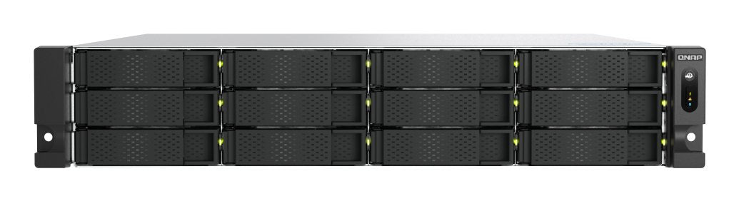 EAN 4711103084663 - QNAP TS-H1277AXU-RP NAS Bastidor (2U) AMD Ryzen™ 5 16 GB DDR5 0 TB QuTS hero Negro imagen 1