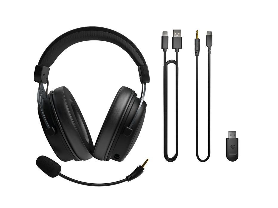 Natec Genesis Wireless Headset Toron 706 With Micrófono Black