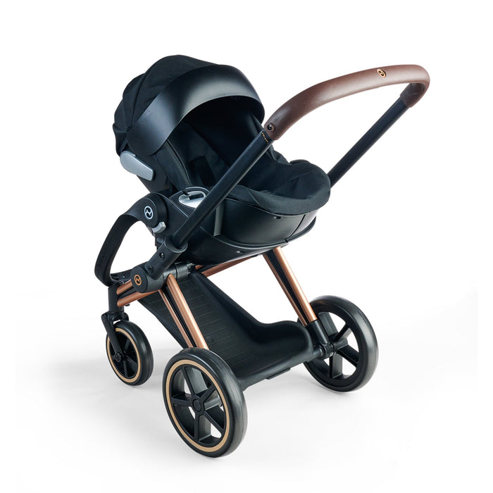 Simba-Dickie Mon Grand Poupon 36-42cm Cybex Puppenwagen (Negro/Roségold) 9000142070