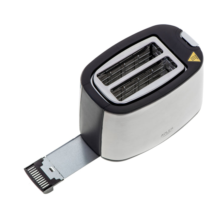 EAN 5903887802154 - Adler AD 3214 tostadora 7 2 rebanada(s) 900 W Plata imagen 8