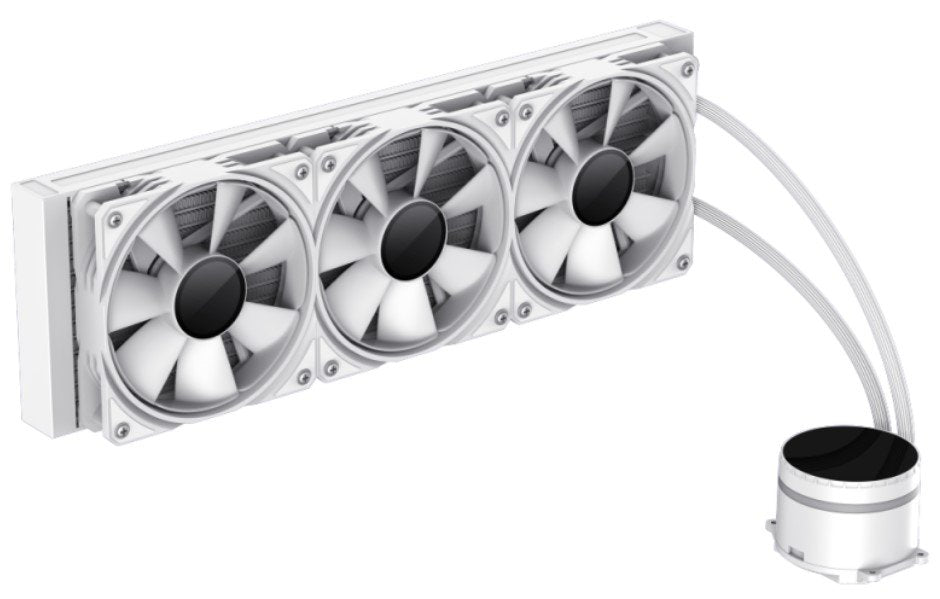 Gamemax  Cpu Liquid Cooler  Iceburg 360 Infinity  White