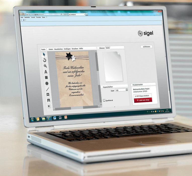 Sigel Weihnachtsbriefpapier Din A4 90 G M²