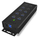 EAN 4250078166849 - ICY BOX IB-HUB1703-QC3 USB 3.2 Gen 1 (3.1 Gen 1) Type-B 5000 Mbit/s Negro imagen 9