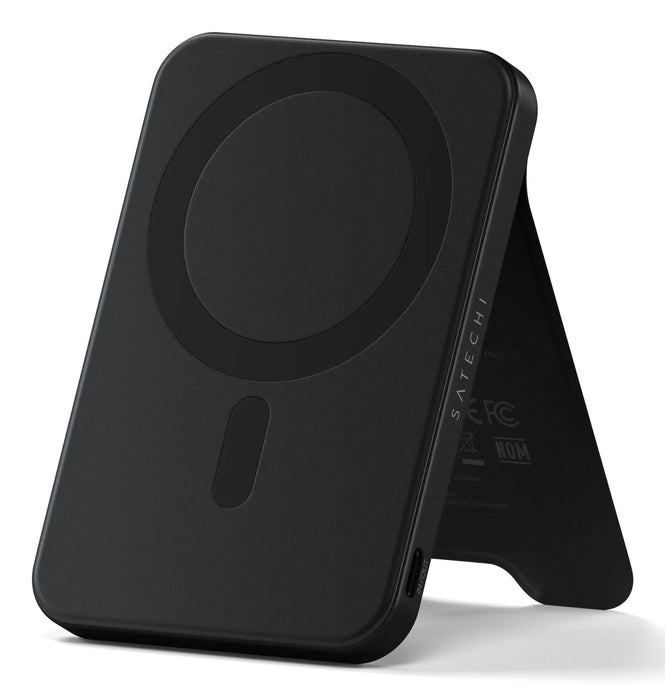 Satechi Onthego Magnetic Qi2 Powerbank Stand 5000 Mah Black