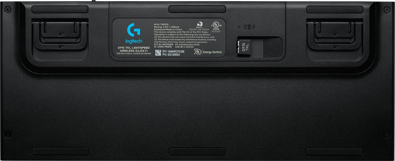 EAN 5099206088757 - Logitech G 920-009496 teclado Juego RF Wireless + Bluetooth QWERTZ Alemán Carbono imagen 12