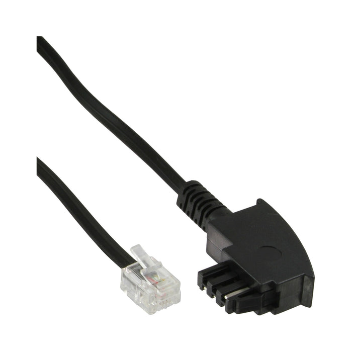 Cable Inline Tae-F, Para Telekom/Siemens, Tae-F A Rj11 6p4c, 20m